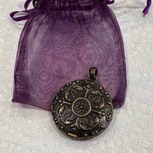 Vintage Bronze Pendant Necklace